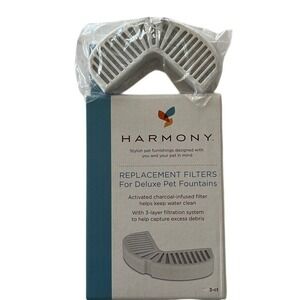 Harmony Replacement‎ Filters for Deluxe Pet Fountains 4 Total
